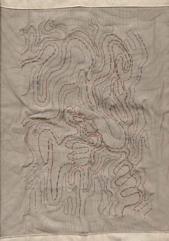 front of map scan