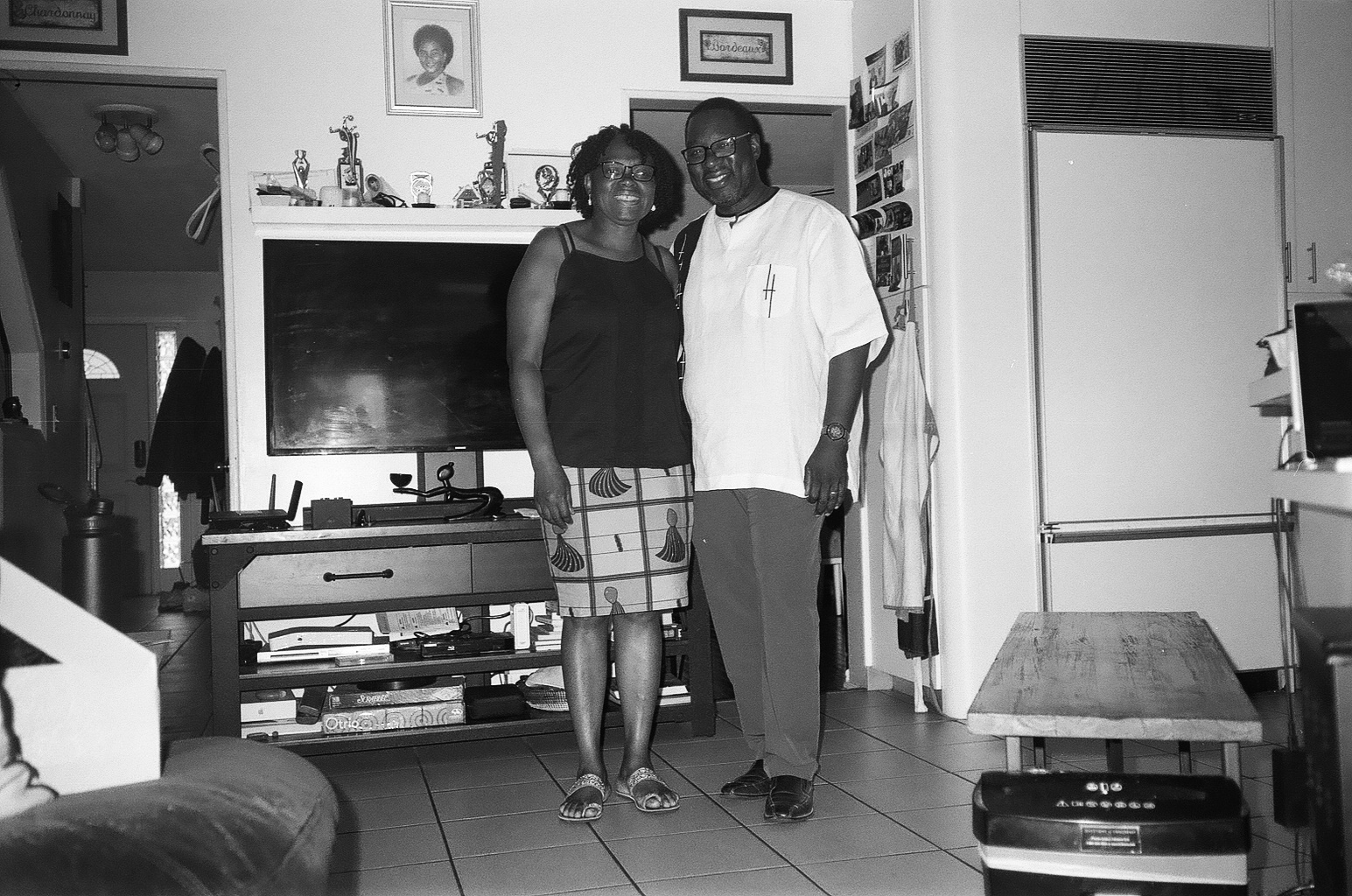fortunée and didi, bw