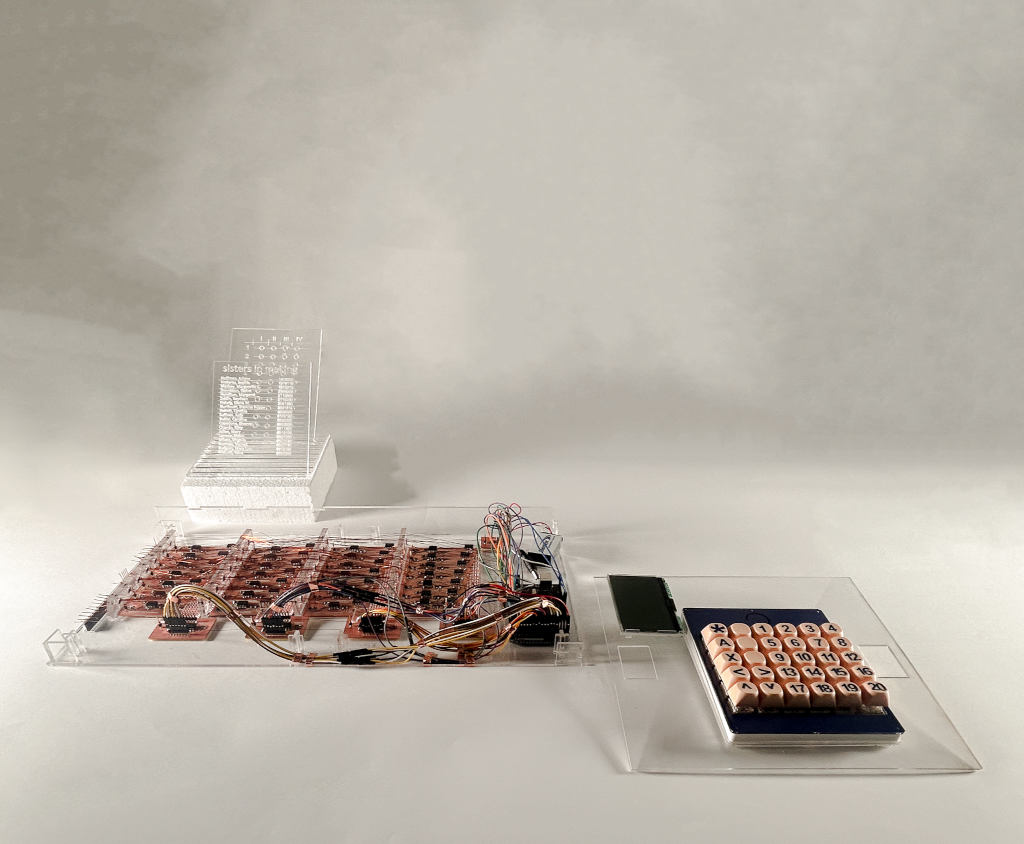 image of machine components against a white background